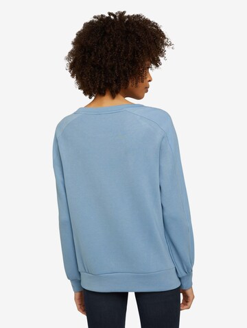 TOM TAILOR Sweatshirt in Blau