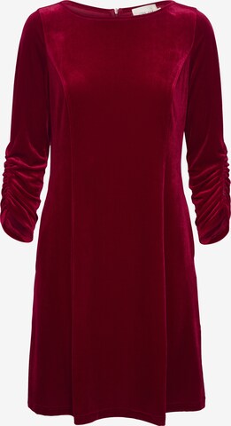 Cream Dress 'Pativa' in Red: front