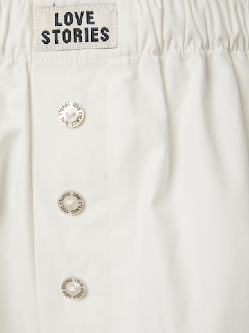 LOVE Stories Pajama Pants 'James' in White