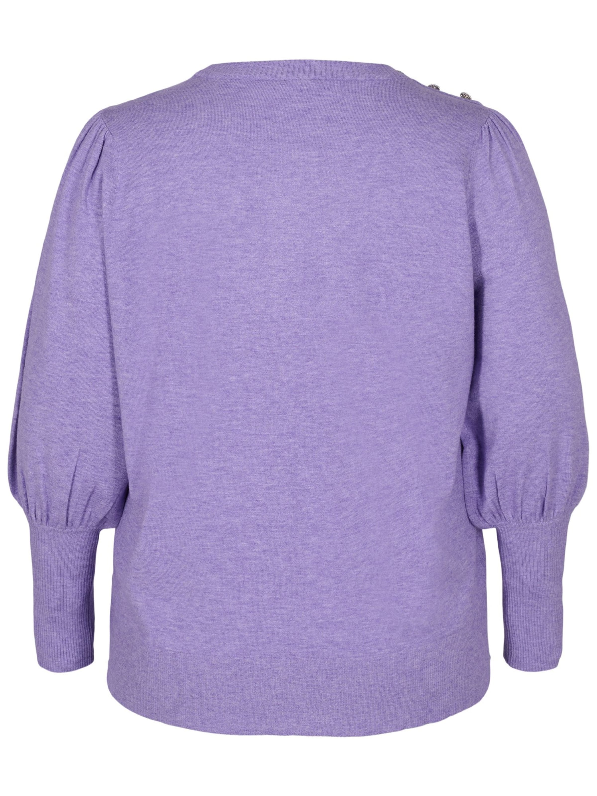Grandes tailles Pull-over Zizzi en Lilas 