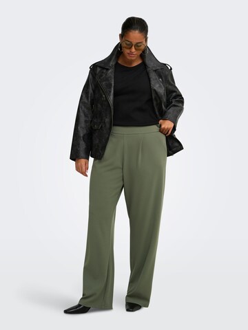 ONLY Carmakoma Regular Broek 'CARSTILLA' in Groen: voorkant