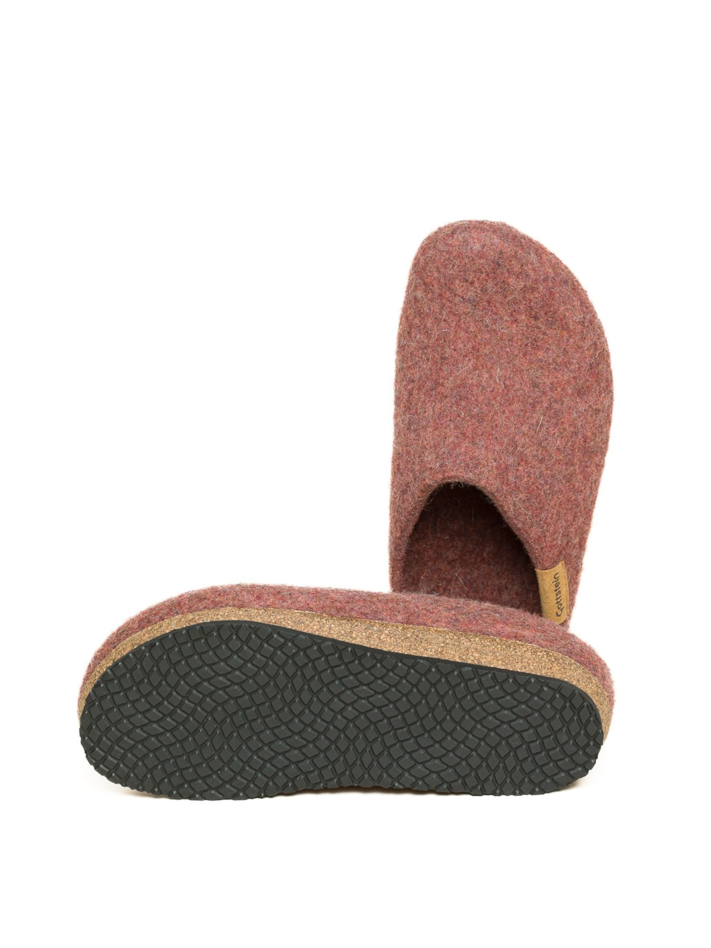 Stegmann Clogs 'Filzclogs Stegmann 208' in Red