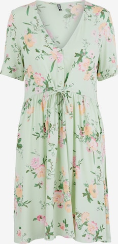 Robe 'Nya' PIECES en vert : devant