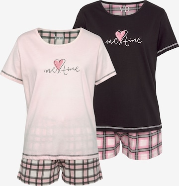 VIVANCE Short Pajama Set in Mixed colors: front