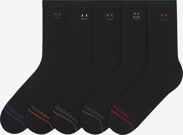 Pull&Bear Socks in Black: front