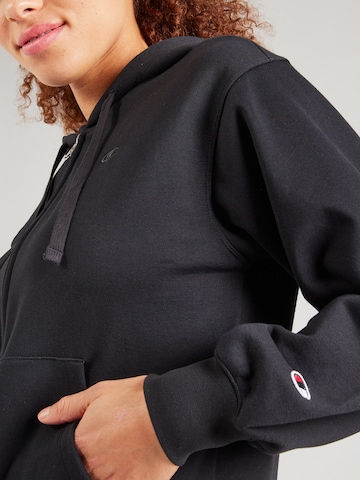 Champion Authentic Athletic Apparel Sweatjacke in Schwarz