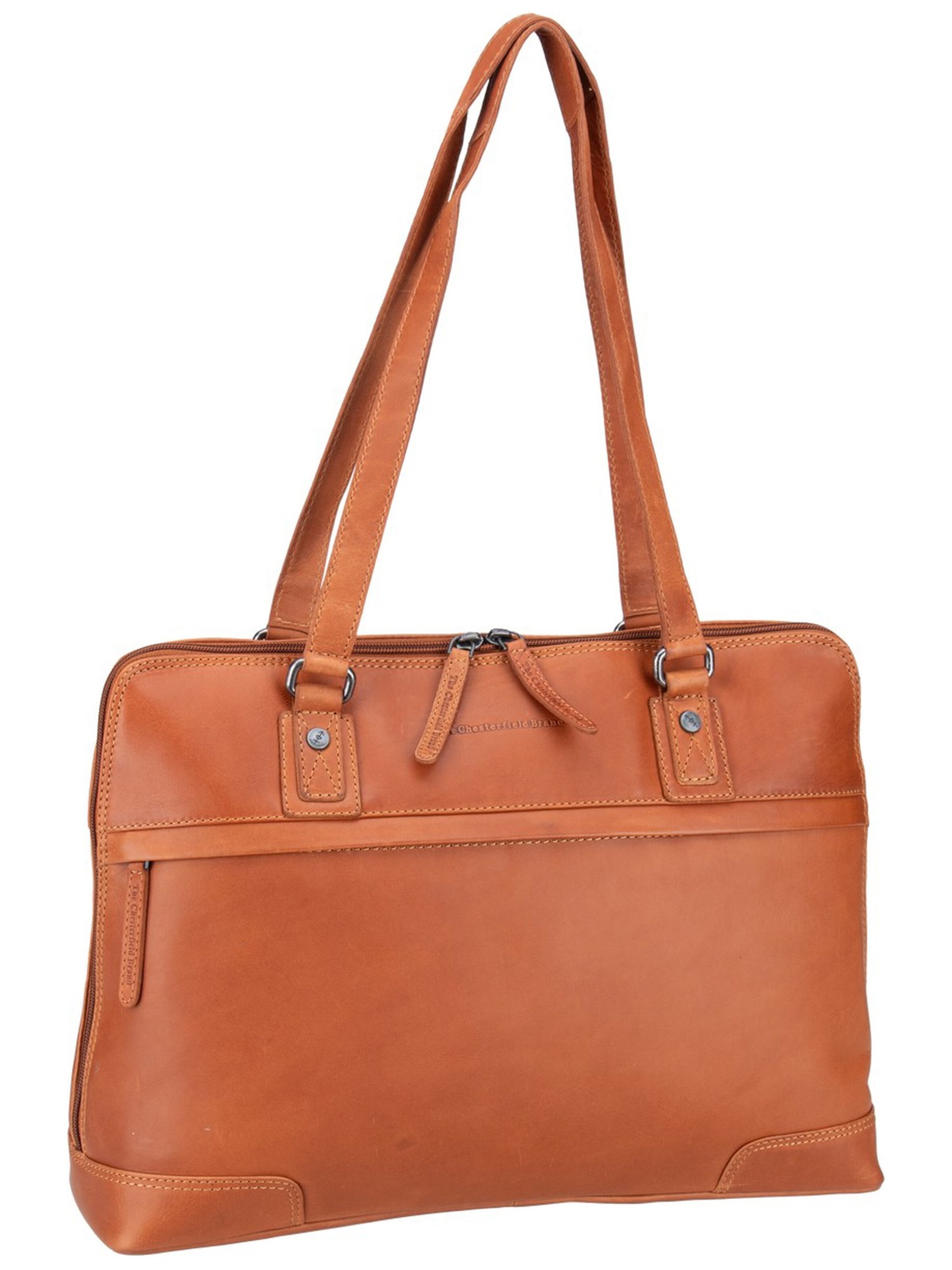 The Chesterfield Brand Shoulder Bag 'Branson' in Brown: front