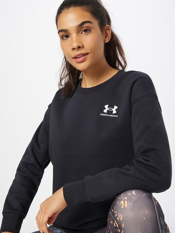 UNDER ARMOUR Athletic Sweatshirt 'Essential' in Black