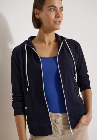 CECIL Sweatjacke in Blau