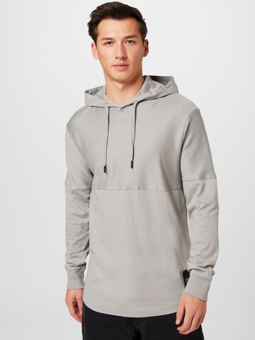 Sweat-shirt TOM TAILOR DENIM en gris : devant