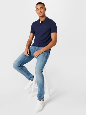 Tommy Jeans Shirt 'ESSENTIAL' in Blauw