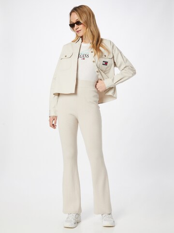 Tommy Jeans Flared Pants in Beige