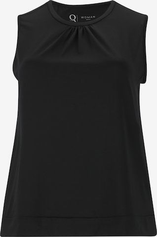 Q by Endurance Sports Top 'Hella' in Black: front