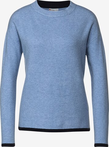 STREET ONE Sweater in Blue: front