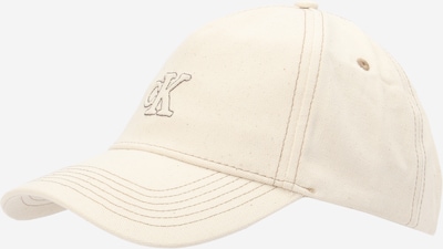 Kepurė iš Calvin Klein, spalva – kremo / ruda, Prekių apžvalga