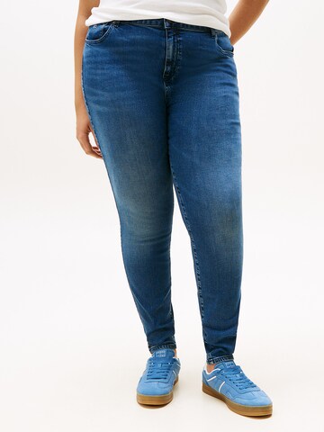 Tommy Jeans Skinny Jeans in Blue: front