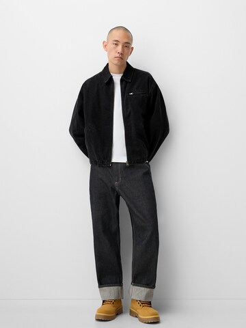 Veste mi-saison Bershka en noir