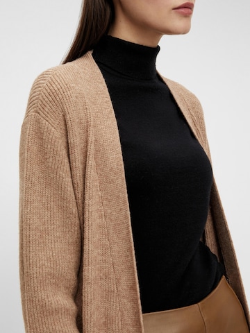 OBJECT Knit cardigan 'Malena' in Brown