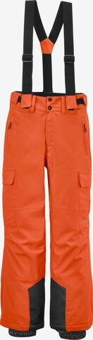 KILLTEC Zúžený Outodoor kalhoty – oranžová: přední strana