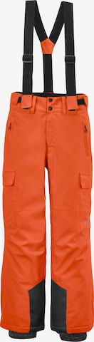 KILLTEC Tapered Outdoor Pants in Orange: front