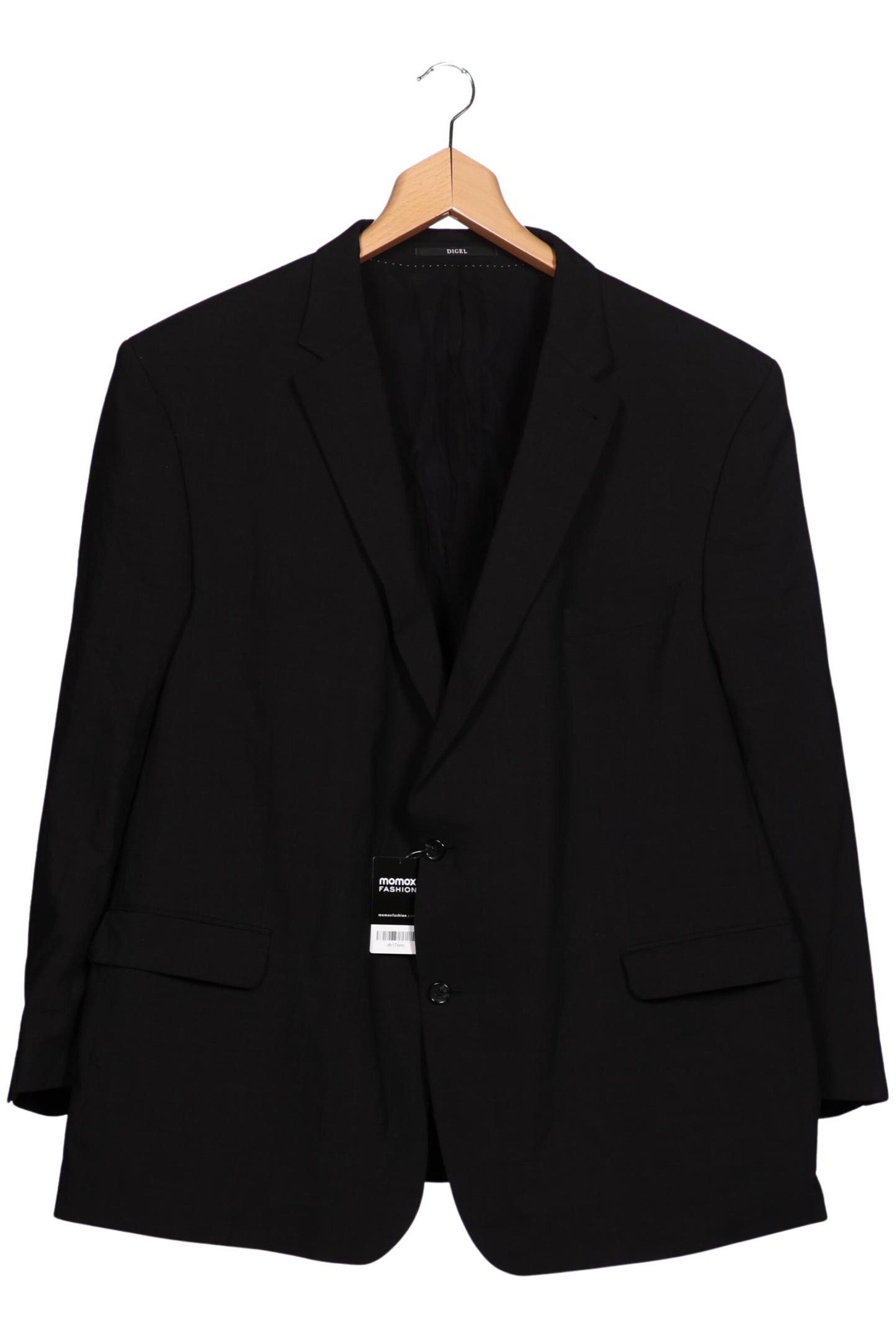 Digel Sakko 7XL in Schwarz: Vorderseite