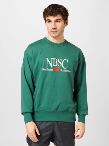 new balance Sweatshirt in Grün: Vorderseite