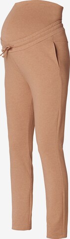 Supermom Regular Pants in Brown: front