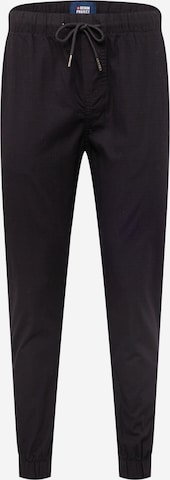 Denim Project Tapered Trousers 'JUTA' in Black: front