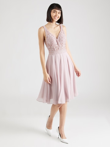 LUXUAR Cocktail Dress in Pink: front