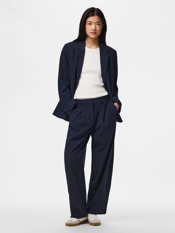 PIECES - Barrel Pantalón 'PCBosella' en azul