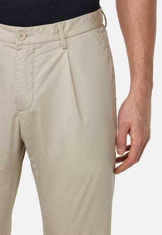 Coupe slim Pantalon à pince Boggi Milano en beige