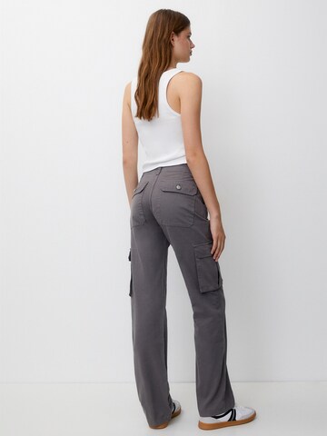 Loosefit Pantaloni cargo di Pull&Bear in grigio