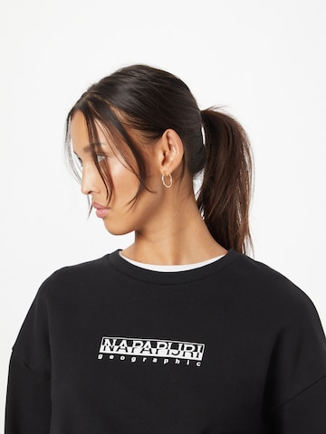 NAPAPIJRI Sweatshirt in Schwarz