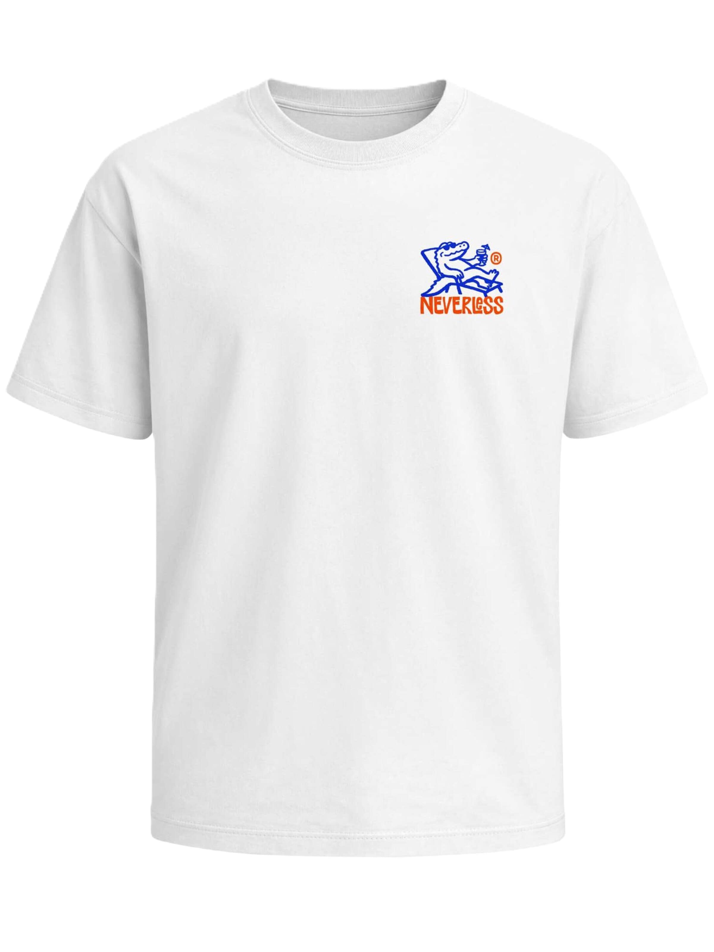 Neverless Shirt 'No Bad Days' in White: front