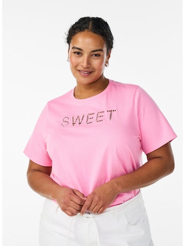 Zizzi Футболка 'Tea' в Белый