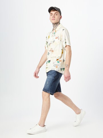 SCOTCH & SODA Regularny krój Koszula w kolorze beżowy