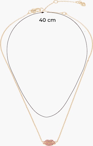 Kate Spade Necklace 'Lips' in Gold