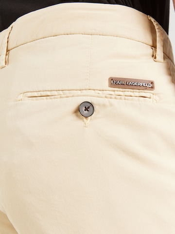 bēšs Karl Lagerfeld Standarta Čino bikses 'STAN'