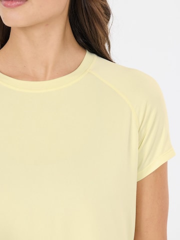 T-shirt fonctionnel 'Gaina' Athlecia en jaune