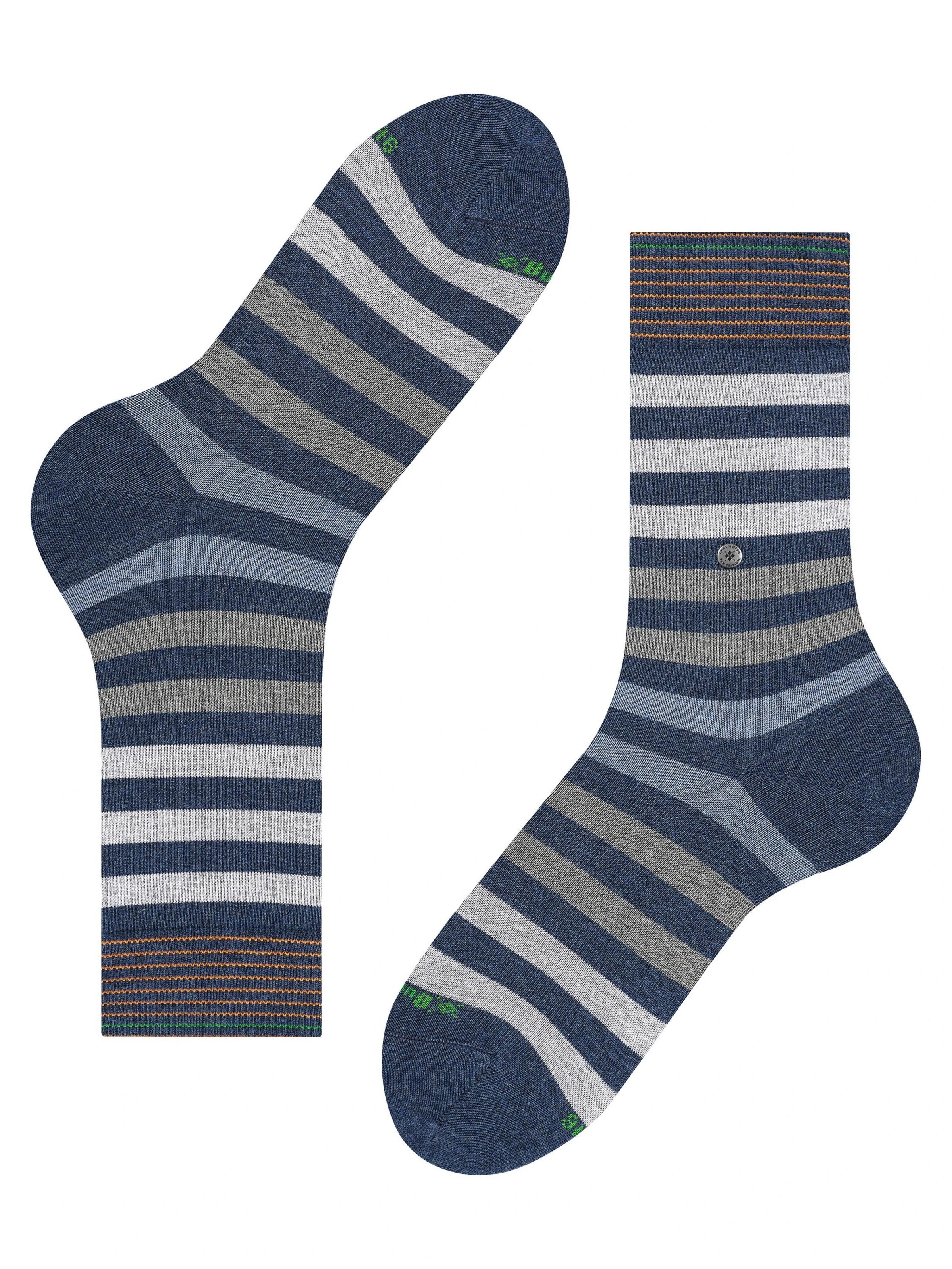 BURLINGTON Socks 'Blackpool' in Blue