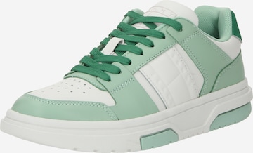 Tommy Jeans Sneakers laag 'Johanna' in Groen: voorkant