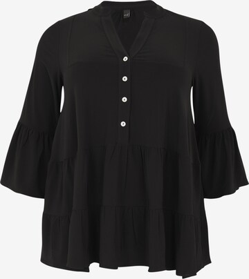 Yoek Tunic in Black: front