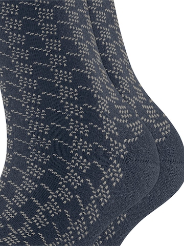 ESPRIT Socken 'Pepita Pattern 2-Pack'‌‌‌ in Blau