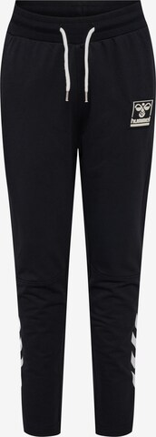 Hummel Regular Pants 'Yukio' in Black: front