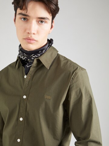 LEVI'S ® Slim Fit Hemd 'Battery' in Grün