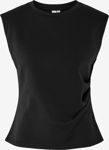 YAS Топ 'YASPina' в черно: отпред