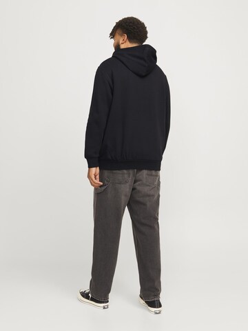Felpa 'JJECorp' di Jack & Jones Plus in nero