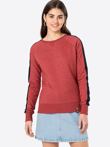 Fli Papigu Sweatshirt 'Mary Jane Hase' in Red: front