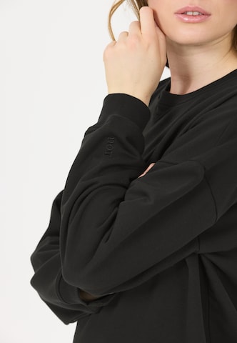 NOU Sweatshirt 'Vacay' in Schwarz