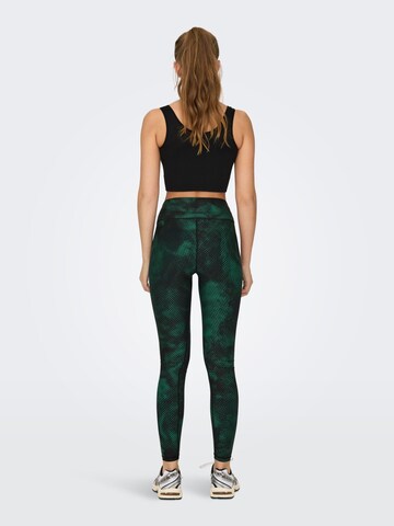 ONLY PLAY Skinny Sportbroek 'JAM-ROSE-2 LIFE' in Groen